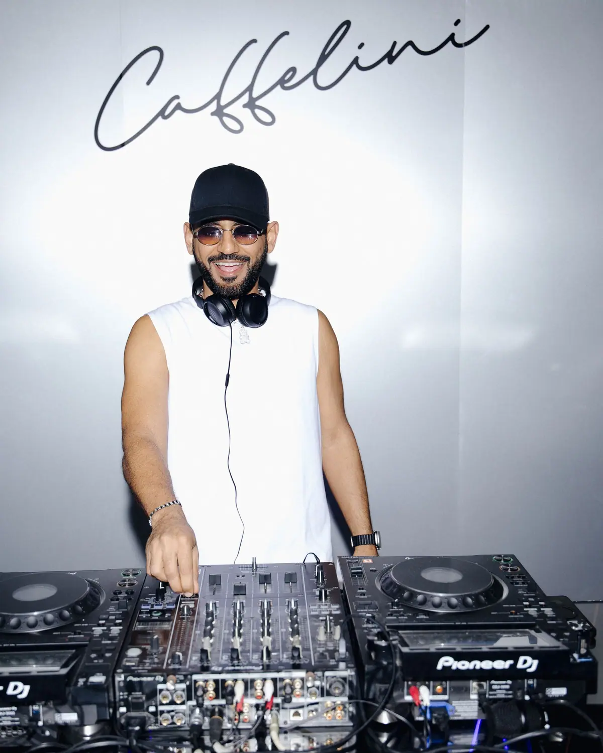 DJ at the opening