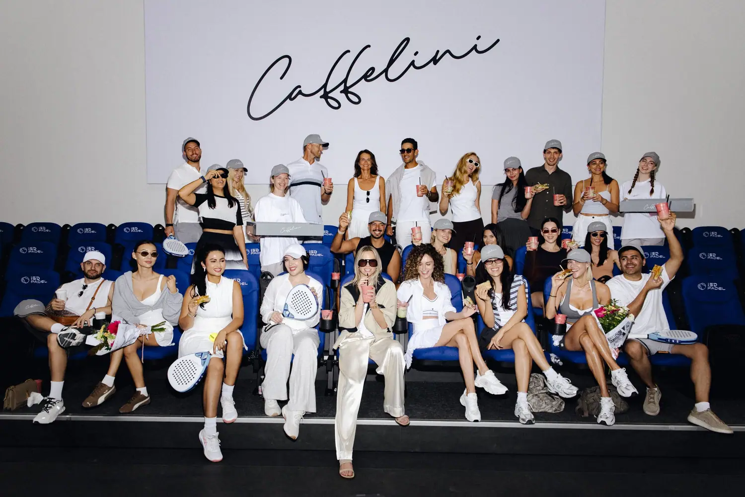 Guests at the Caffelini grand opening